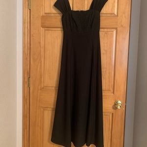 Classy and Conservative Long Black Dress